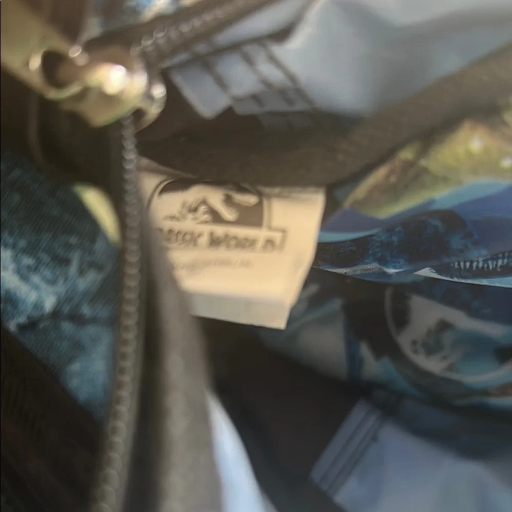Jurassic World  life finds away backpack Print Backpack with Blue Accents